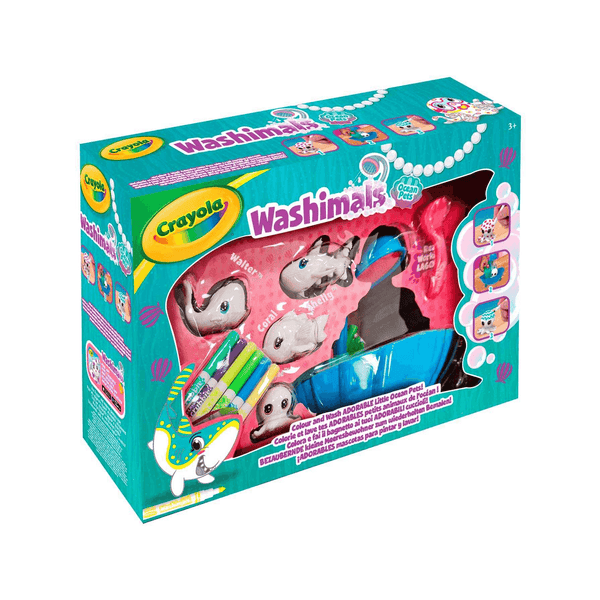 Crayola Washimals Oceans Pets Seashell Set - Coloriage Et Baignade Pour Enfants Dès 3 Ans