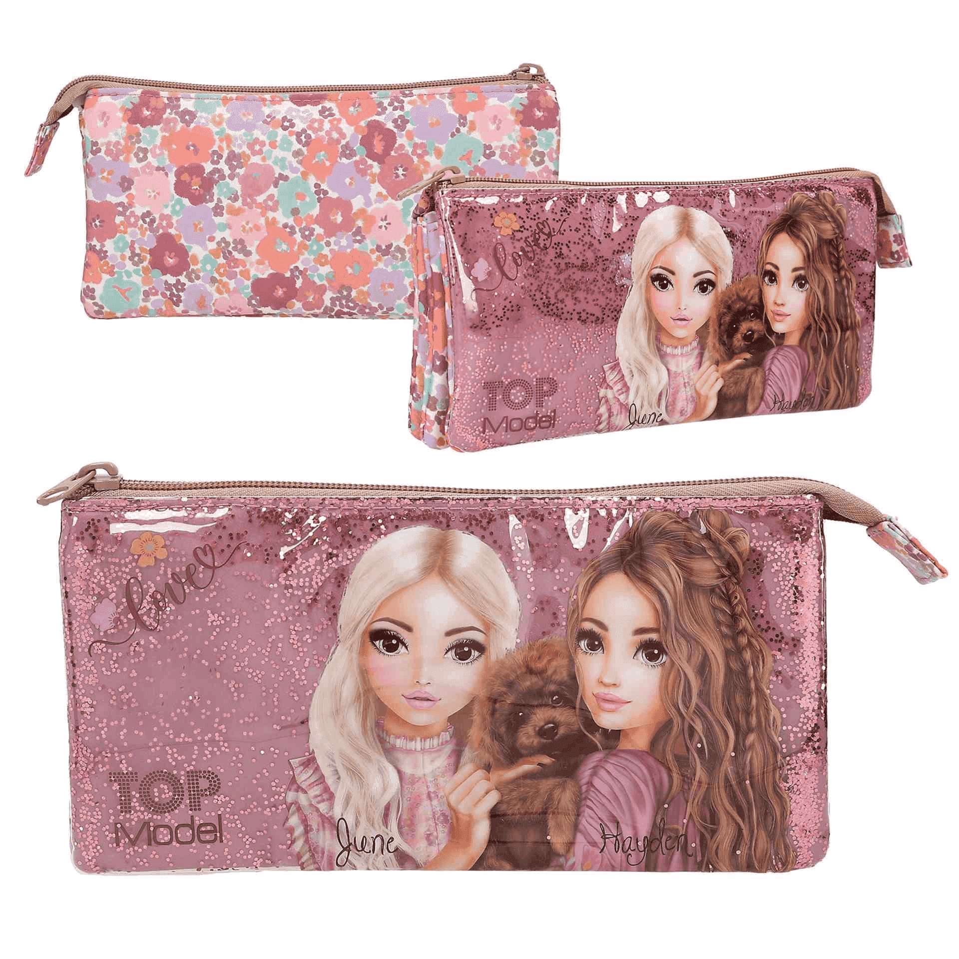 Estuches Toy Planet TOPModel Estuche Triple Floral – Toy Planet