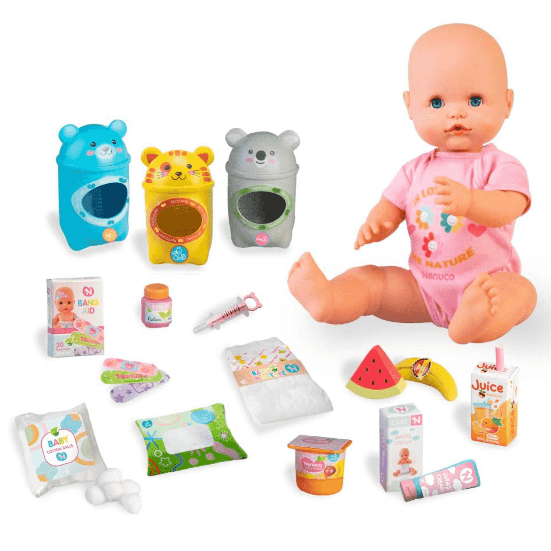 Muñeco Nenuco Cuida y Recicla Juguete ecológico para niños – Toy
