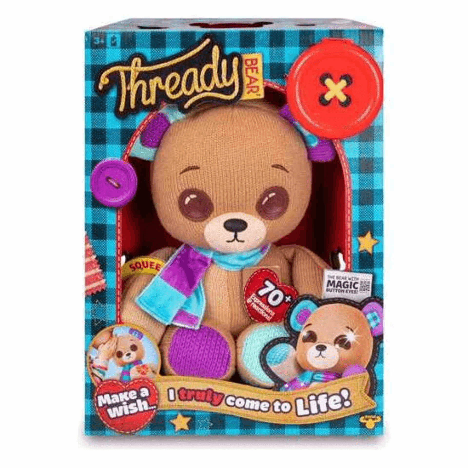 Thready Bear El osito de peluche interactivo que responde a tus