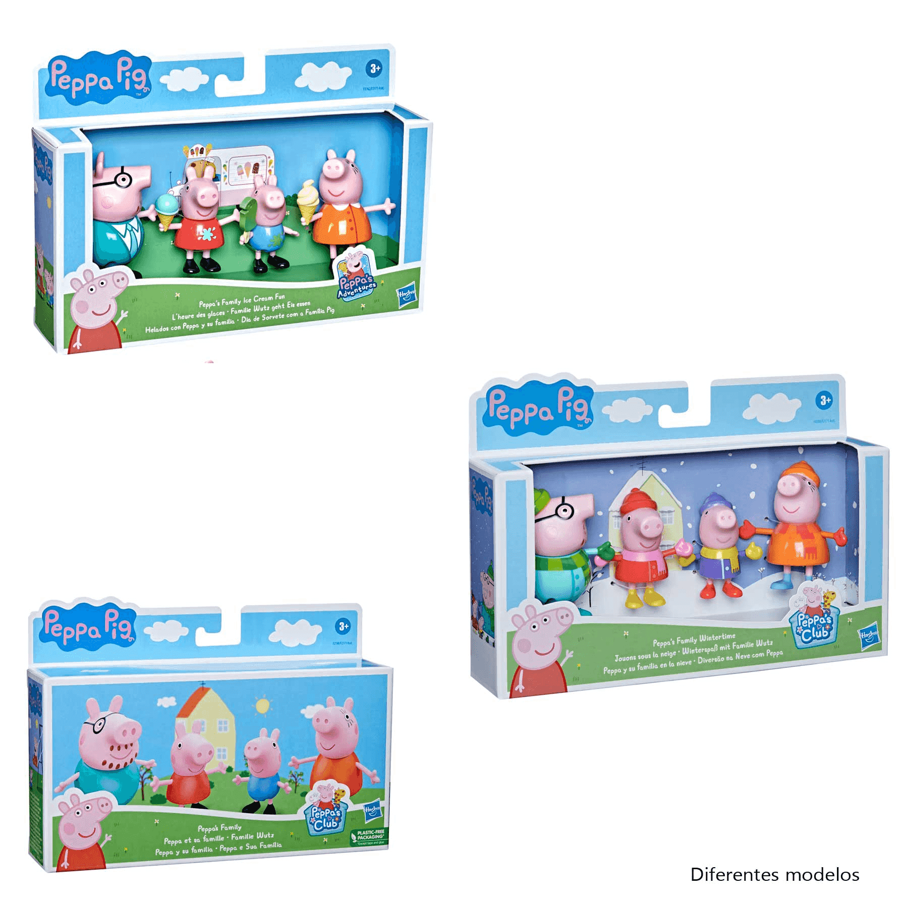 Peppa Pig Familia Figuras Diferentes Packs – Toy Planet