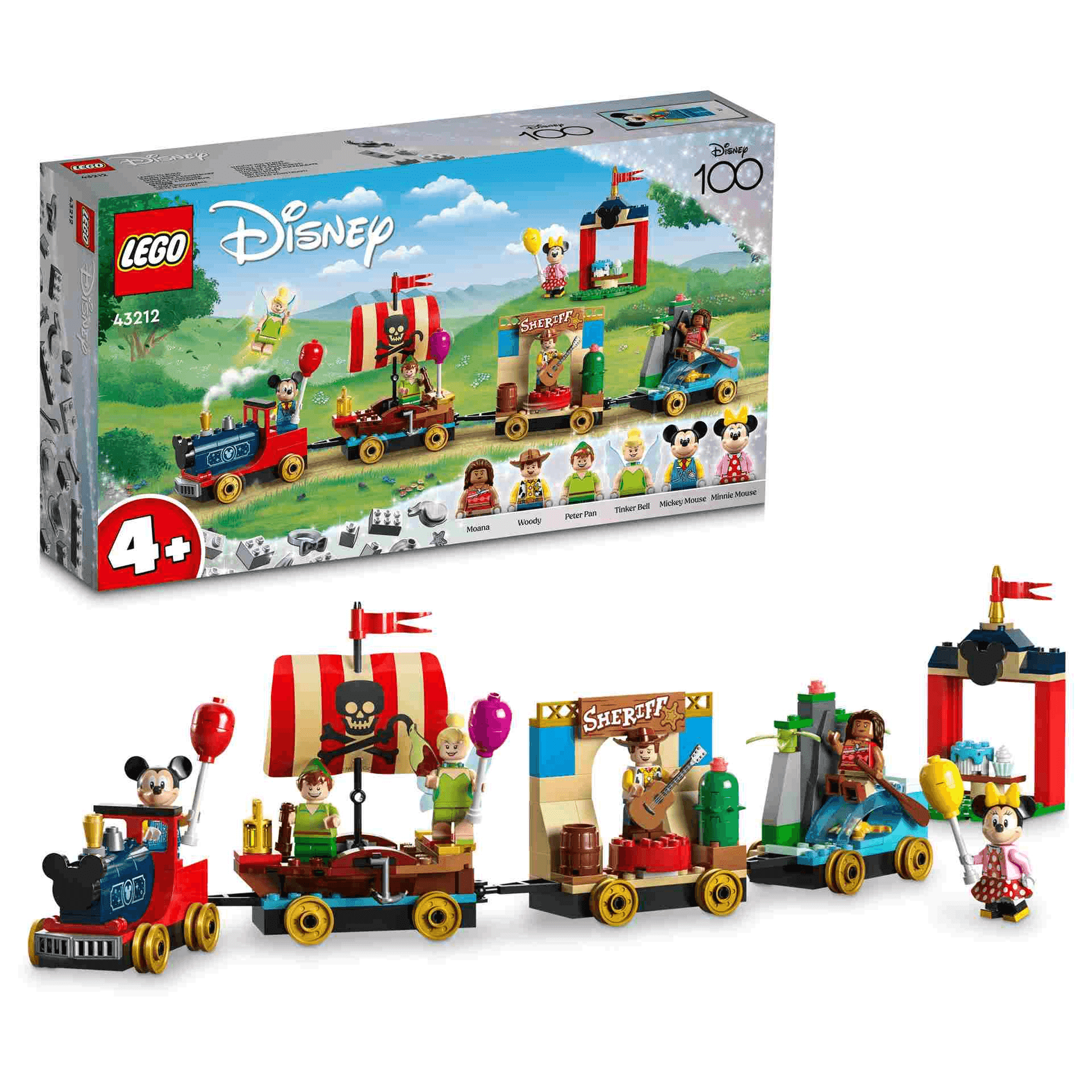 Set de juguetes de construcción LEGO Disney 43212 Tren Homenaje