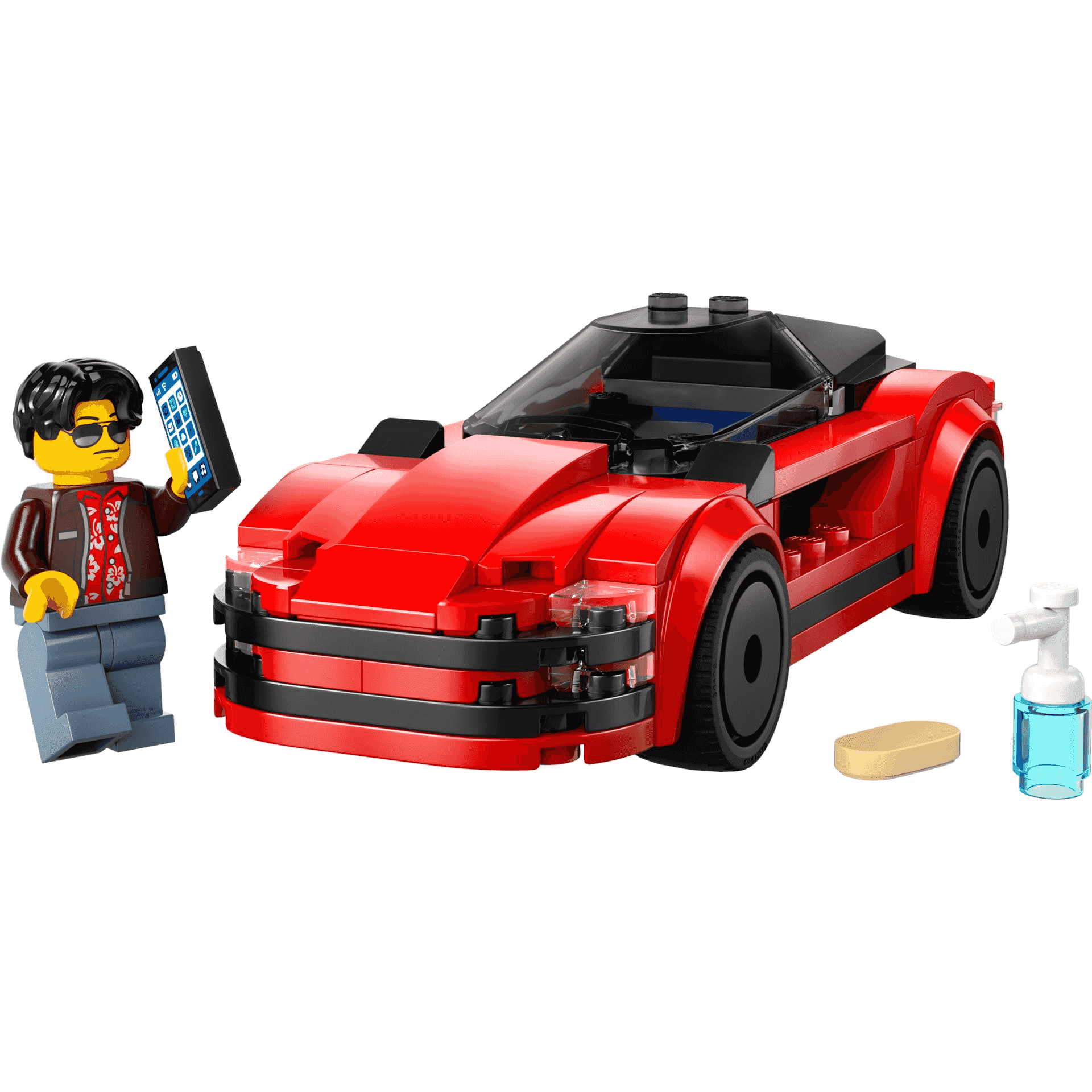 LEGO City Deportivo Rojo Set con vehículo de juguete 60448 – Toy