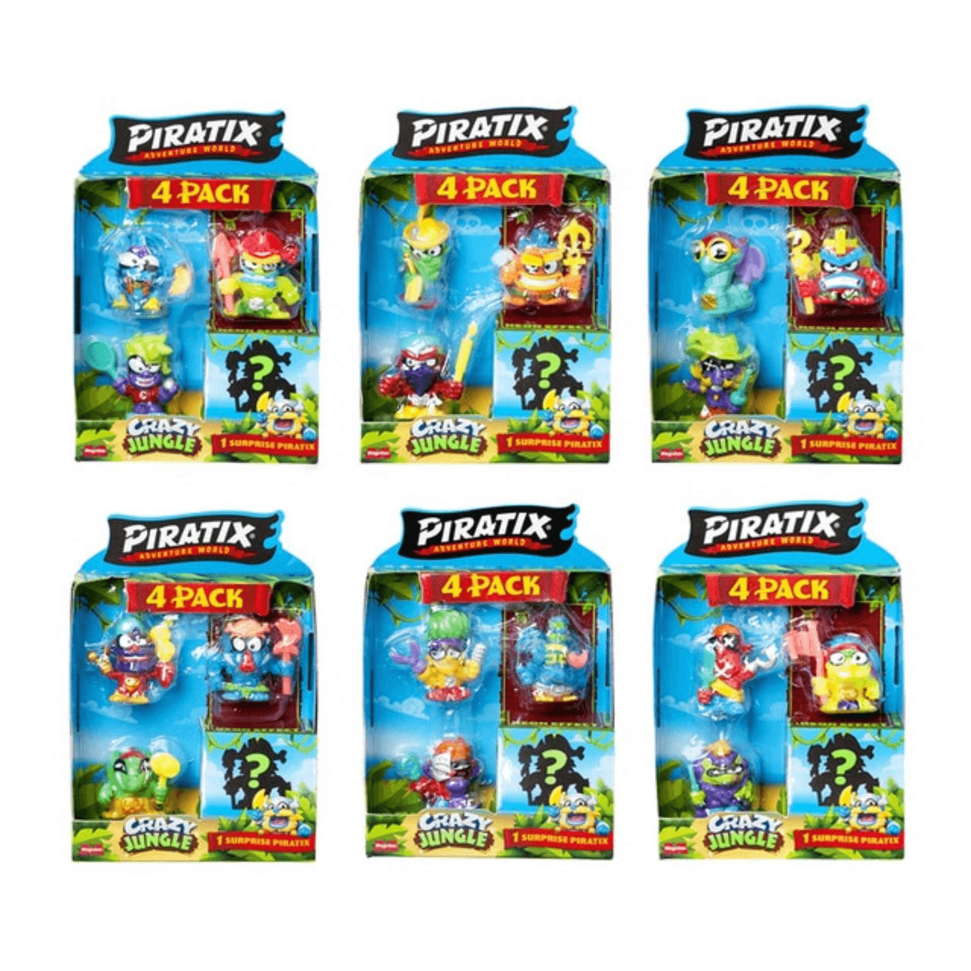 PIRATIX ADVENTURE WORLD Crazy Jungle Collection–Jungle Cage de la Jungle surprises.Chaque boîte contient 1 Jungle Cage surprise,1 Piratix surprise,1 PIRATIX ADVENTURE WORLD Crazy Jungle Collection–Jungle Cage de la Jungle surprises.Chaque boîte contient 1 Jungle Cage surprise,1 Piratix surprise,1