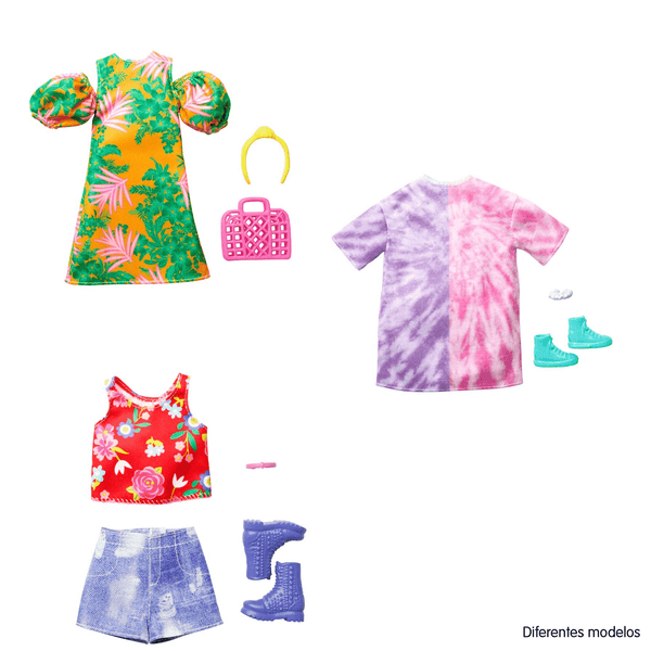 Barbie Look completo Ropa para Muñecas y Accesorios de Juguete