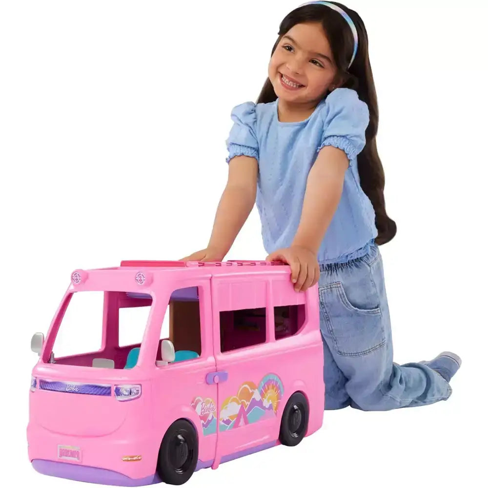 Barbie Súper Caravana DreamCamper Conjunto de juego de vehículo