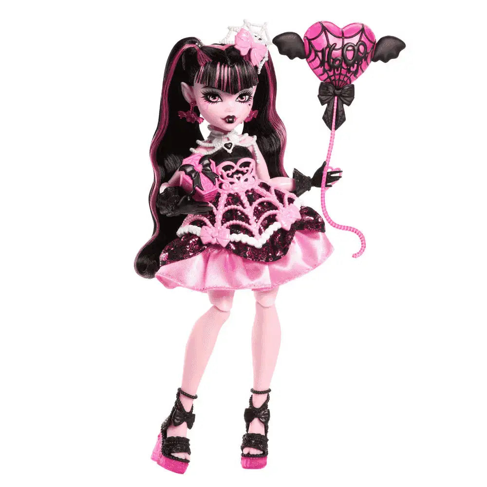 Monster High Cumplespantos Draculaura – Muñeca de fiesta con