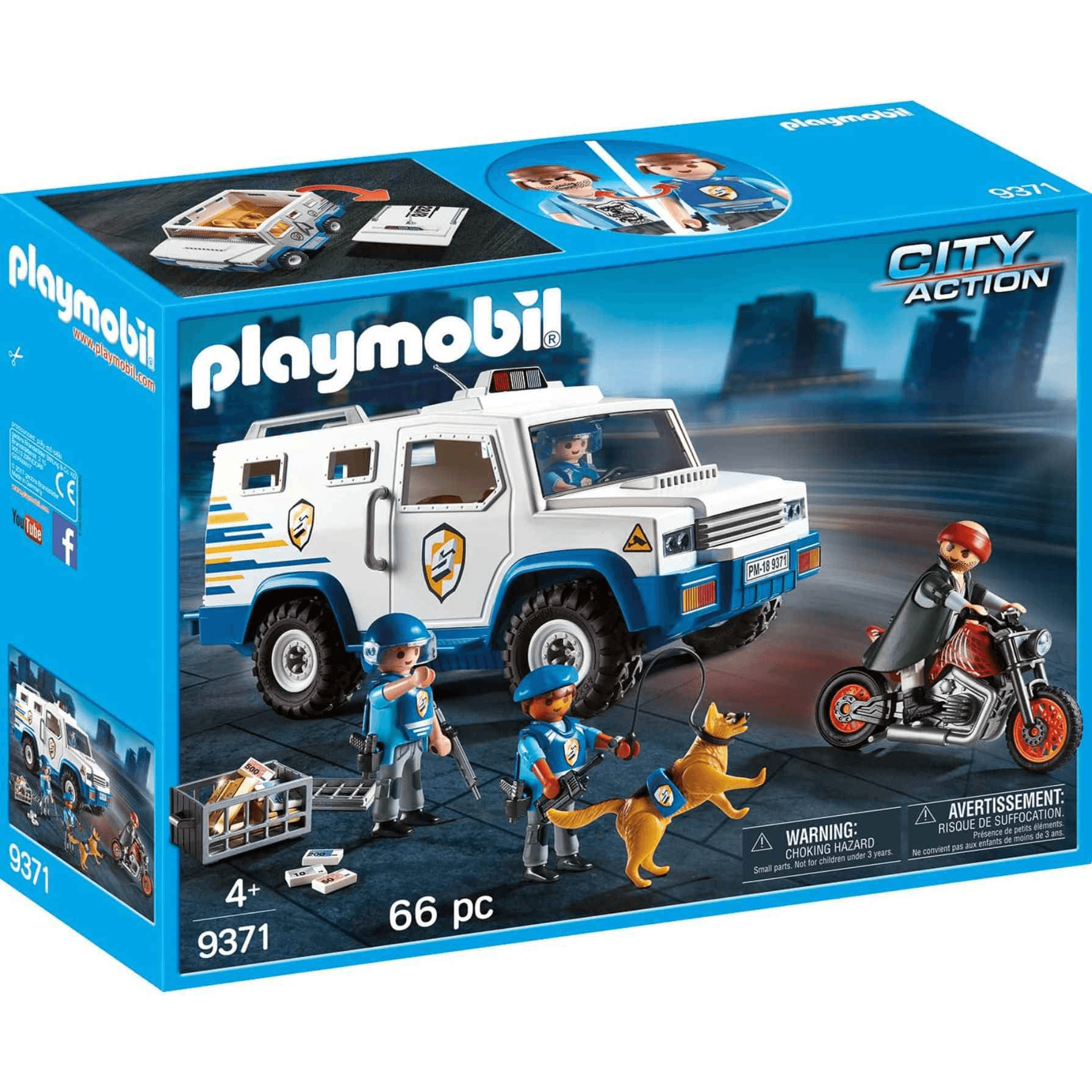 Juguetes Playmobil Furgon De Policia Playmobil City Action