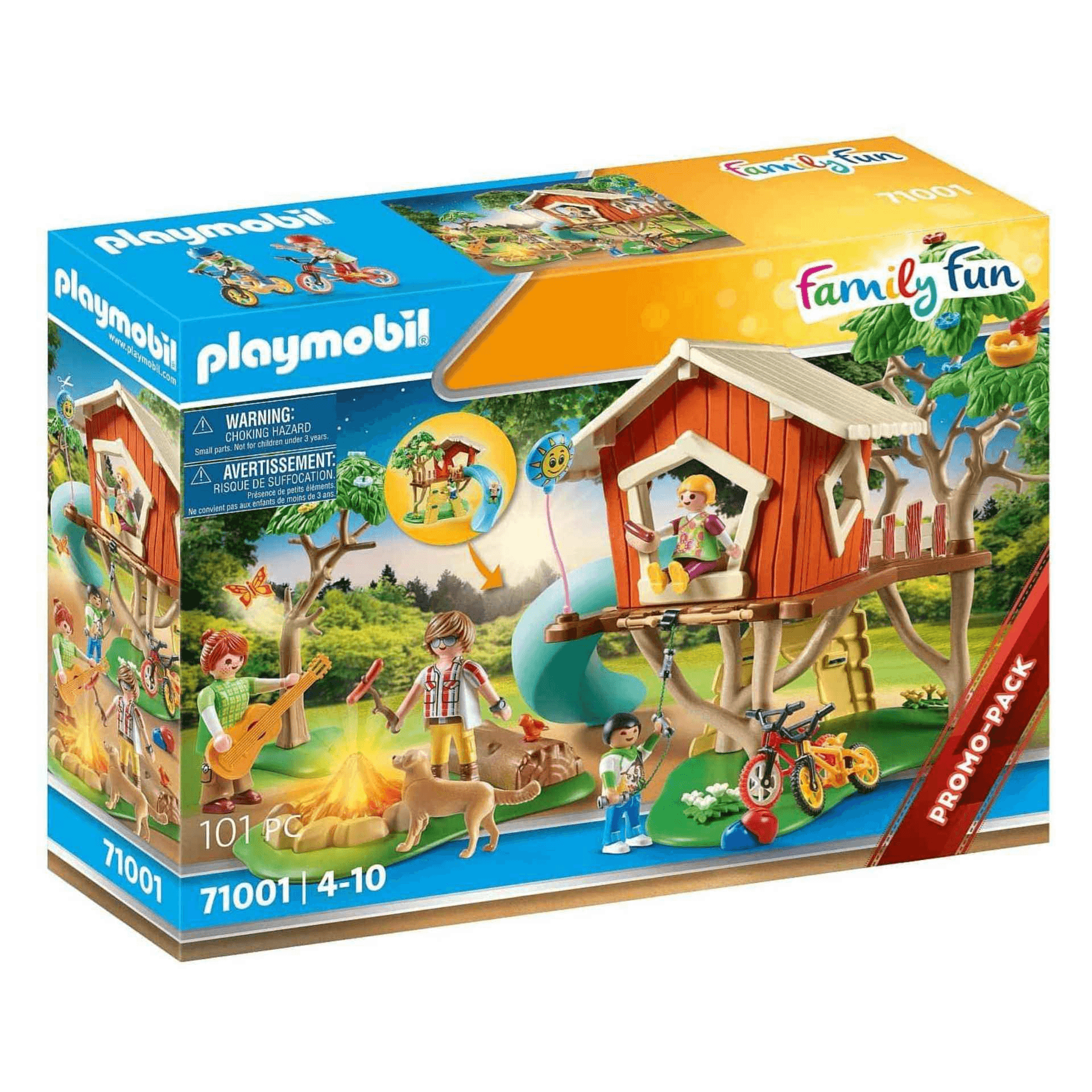 Playmobil Family Fun Aventura en la Casa del Árbol con Tobogán