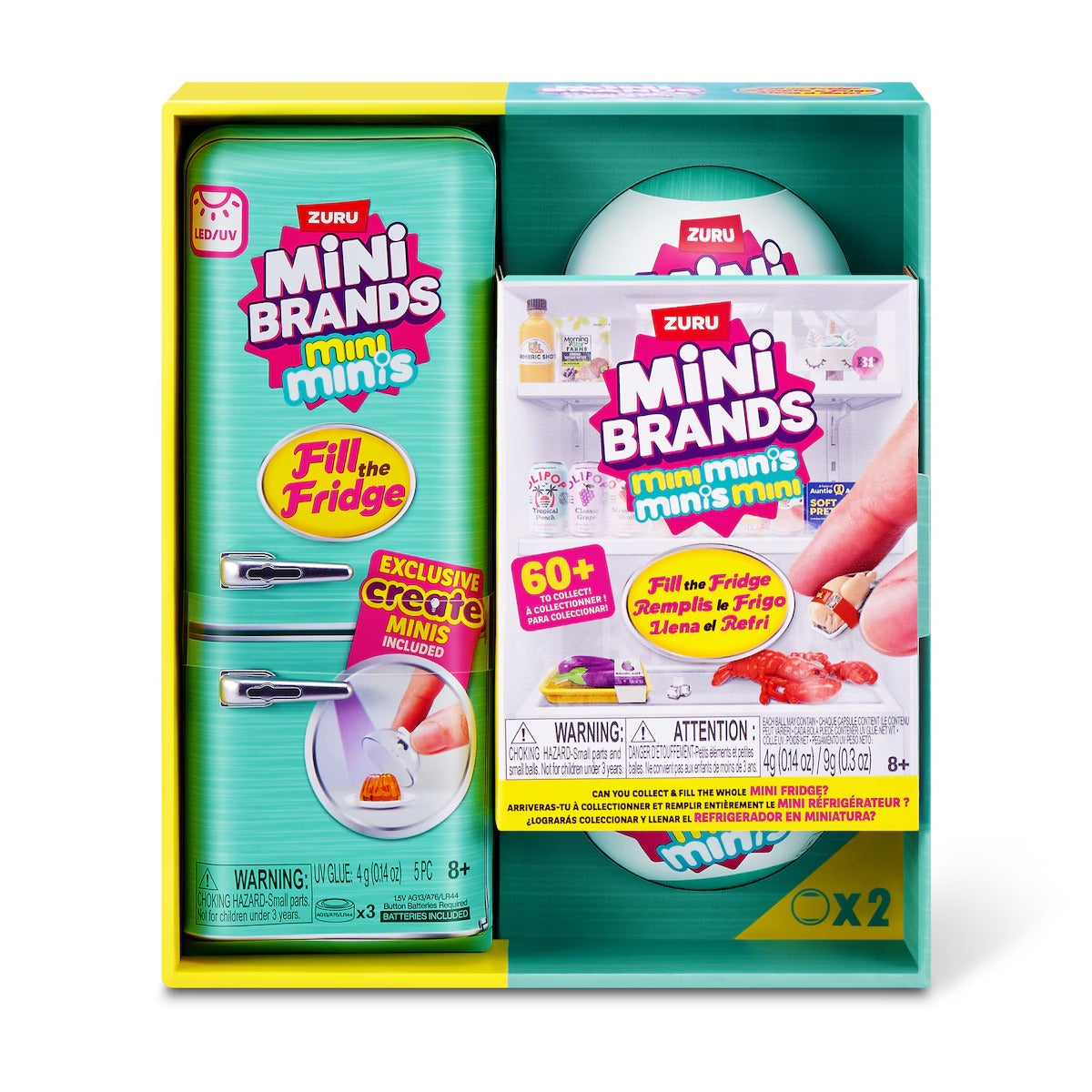Nevera Fill the Fridge Con Bolas Llena el Refri Mini Brands