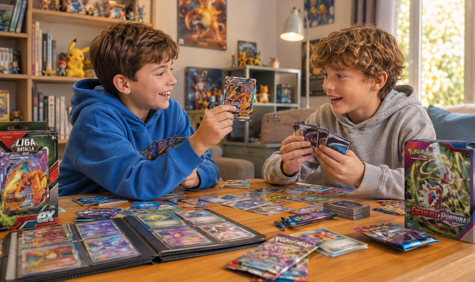 Álbumes y Trading Cards