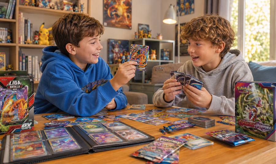 Álbumes y Trading Cards