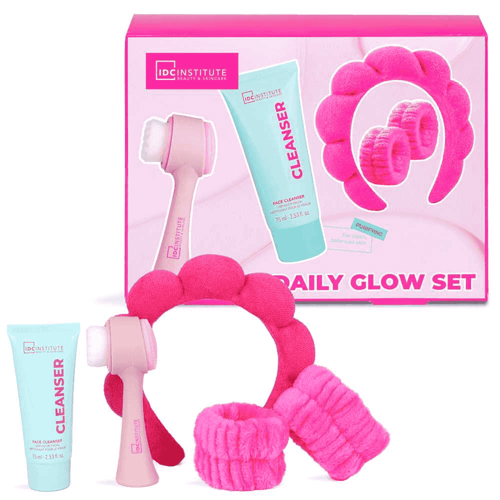 IDC Institute Glissy Face Pure Glow set limpieza facial