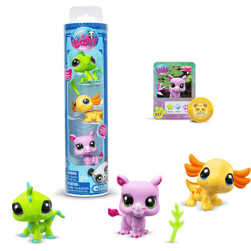 Pack De 3 Mascotas Littlest Pet Shop