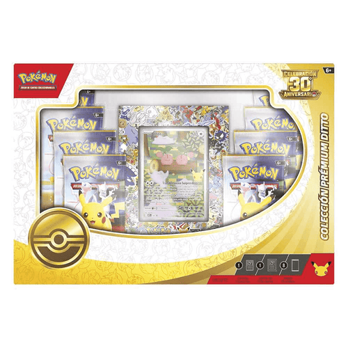Pokémon TCG 30º Aniversario Display Collection con 8 Sobres y Expositor +6 años
