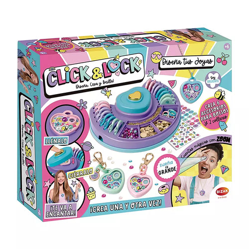 Click & Lock Diseña tus Joyas Kit Creativo Bizak