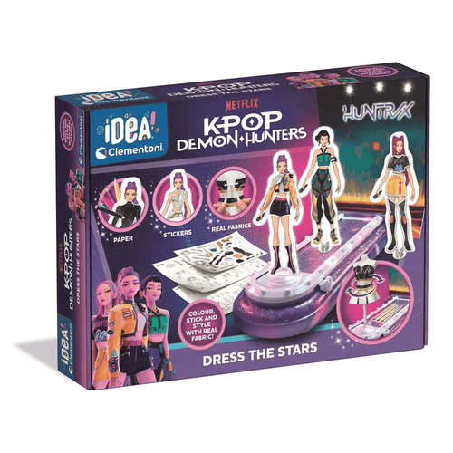 Clementoni Idea Fashion Collection KPop Demon Hunters – Taller de Moda Creativo