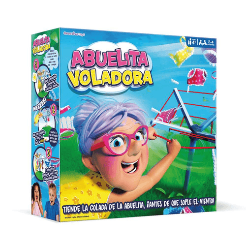 Abuelita Voladora | Juego de mesa familiar de habilidad