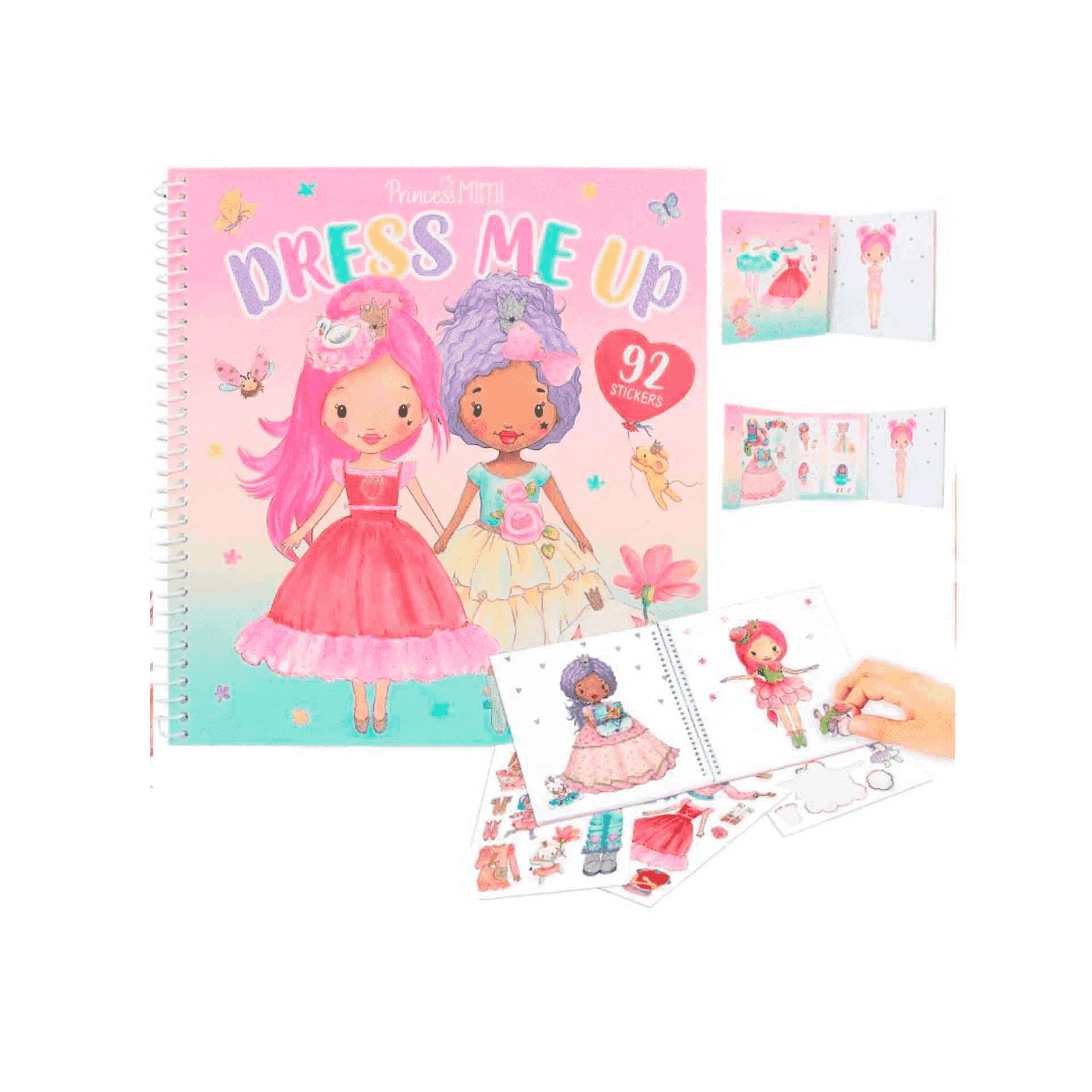 princess mimi dress me up Depesche 12462 Princess Mimi Dress Me Up Book 24 Pages for Creating Chic Princess Outfits and 10 Sheets Many Royal Stickers : Amazon.ae: Toys