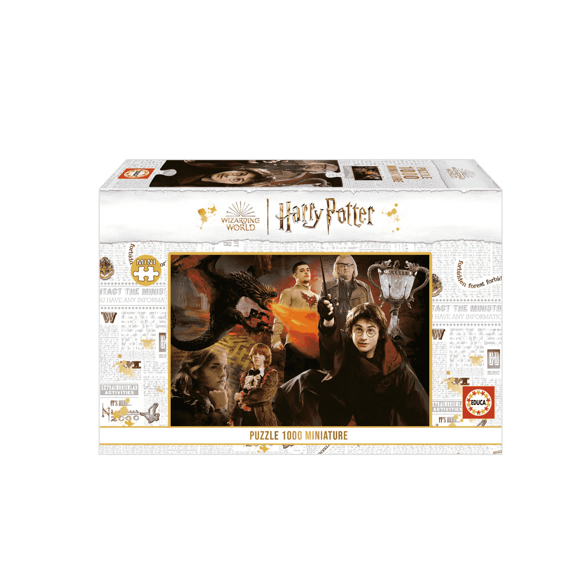 Educa Harry Potter Miniature Puzzle 1000 Pezzi, 46x30 Cm, Include Colla Fix, Per Adulti 14+
