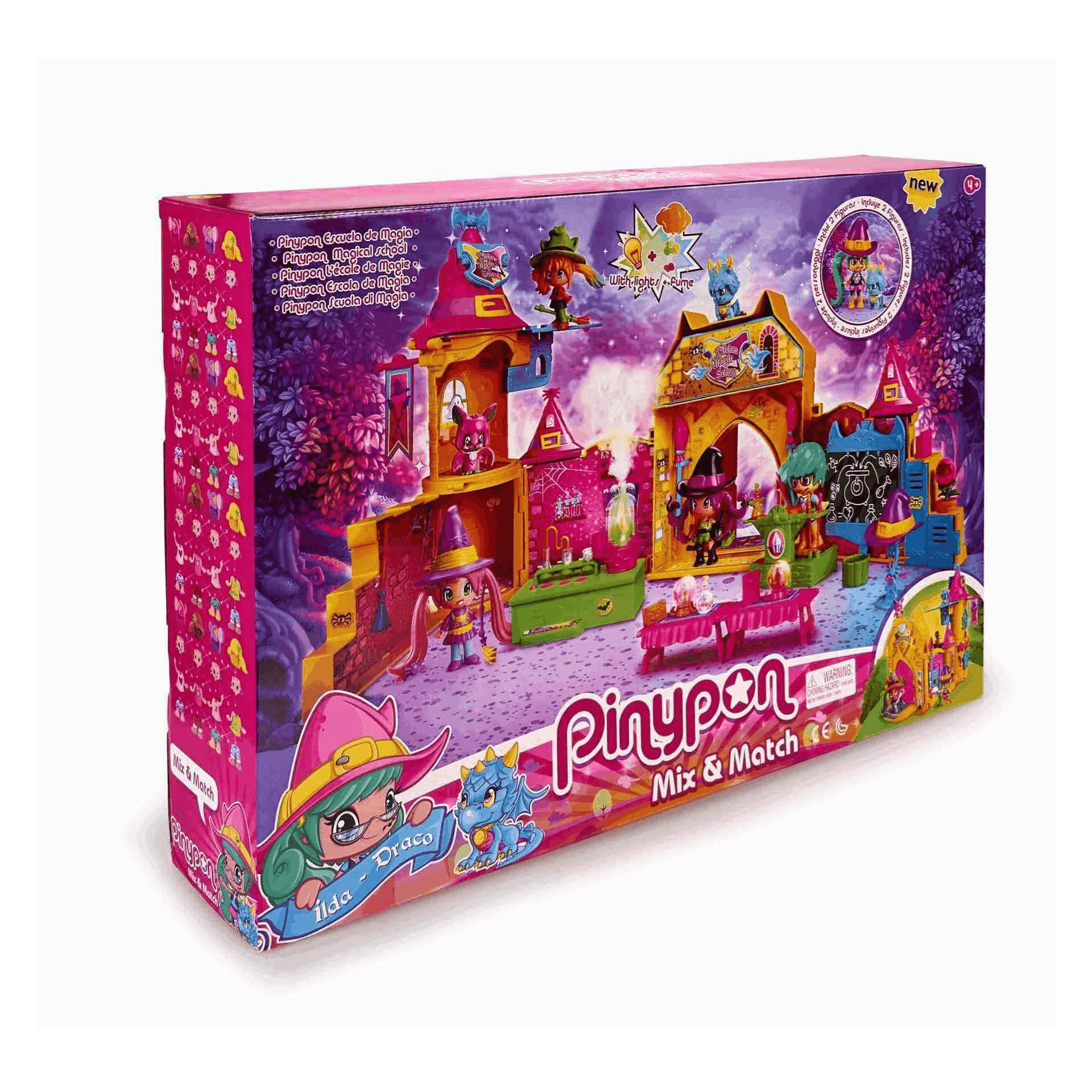 Pinypon Figurines El Colegio De Pinypon Pinypon La Casa Rosa