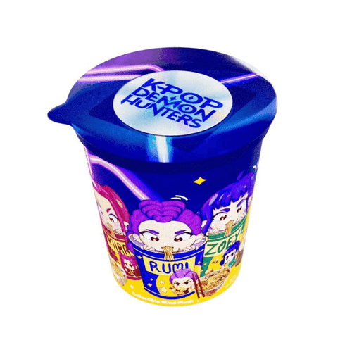 Peluche Sorpresa K-Pop Demon Hunters Mini Blind Ramyeon Cup