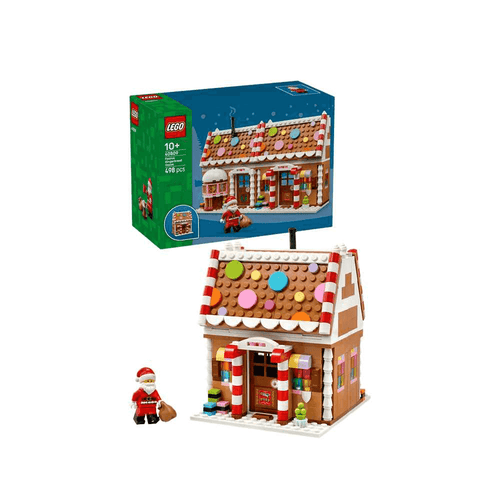 LEGO Casa de Galleta de Jengibre Festiva 40809 | Set de Navidad | 498 piezas
