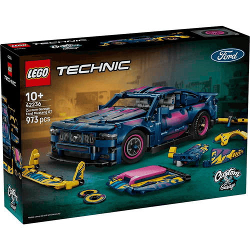 LEGO Technic Taller de Tuning: Coche Ford Mustang GT 42236 | Coche Personalizable | 973 piezas