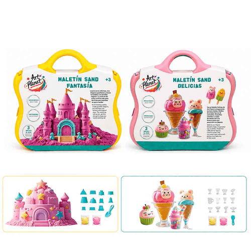 Maletín Sand Art Planet con 500 g de Arena Mágica – Modelos Surtidos +3 años