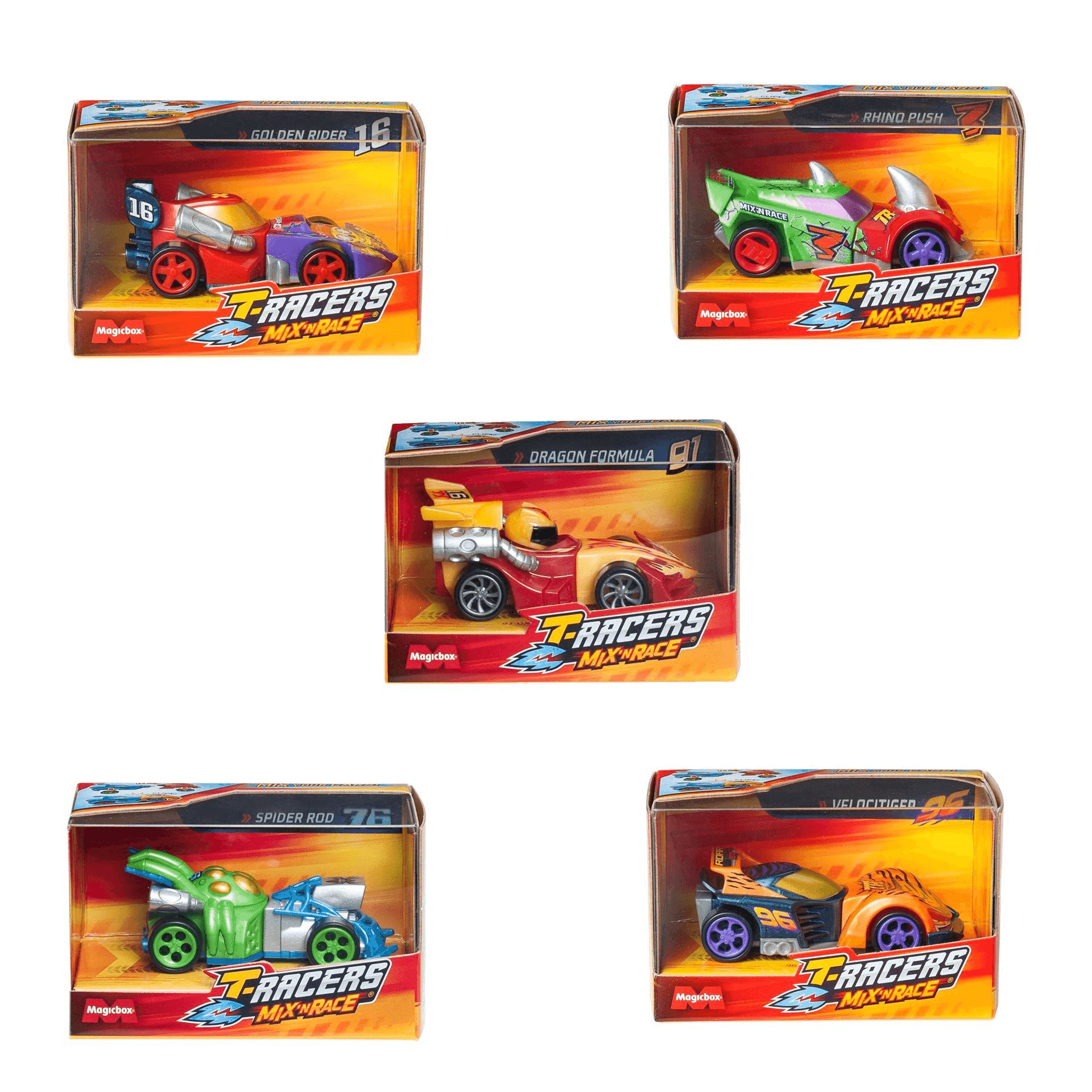 Tag Racer Box T-Racers Mix´N Pack 1 Window Box – Toy Planet