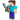 Minecraft Figura Articulada Steve Modelo Azul 8 cm