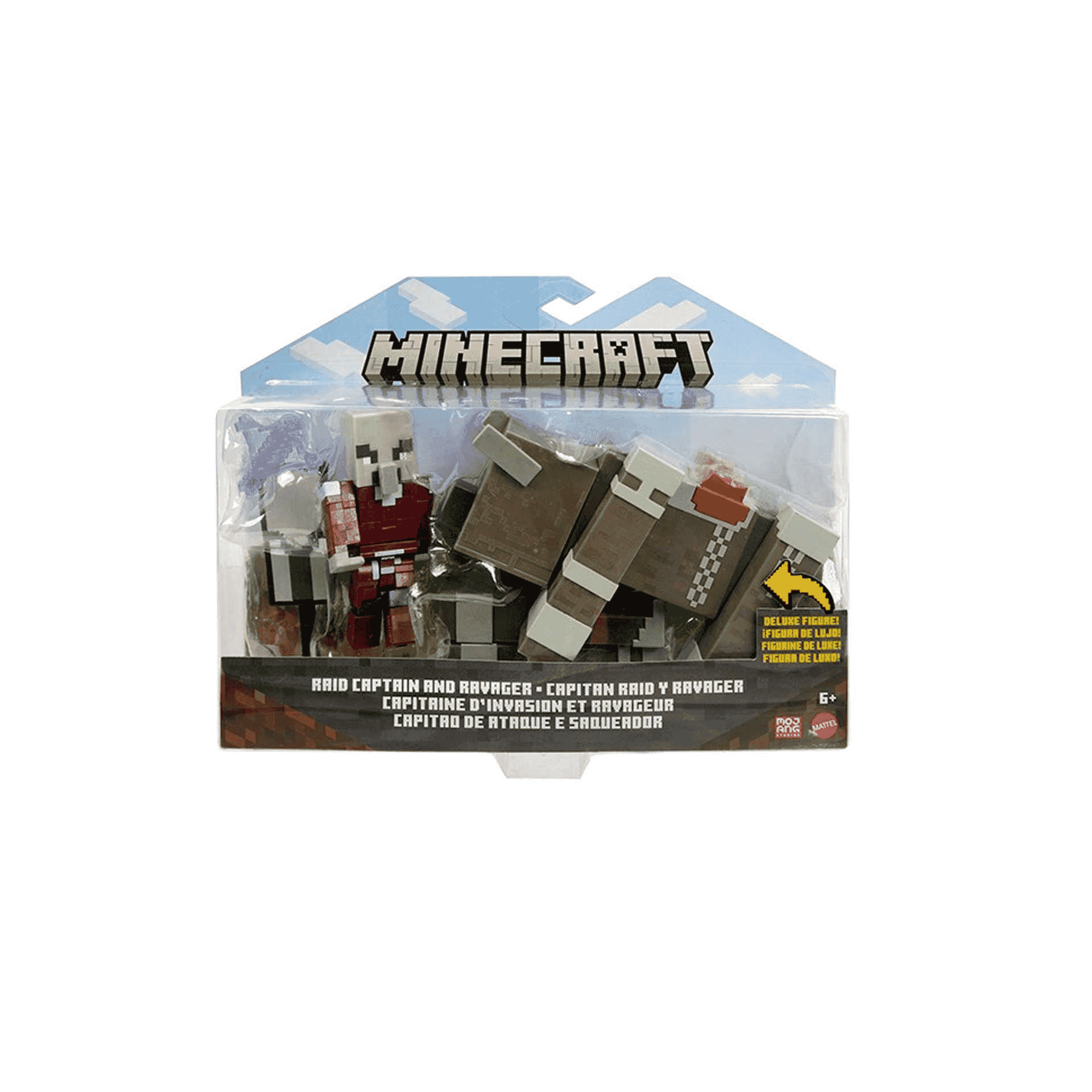 Minecraft Raveger Toy Minecraft Pack 2 figuras Raid Captain-Ravager – Toy Planet