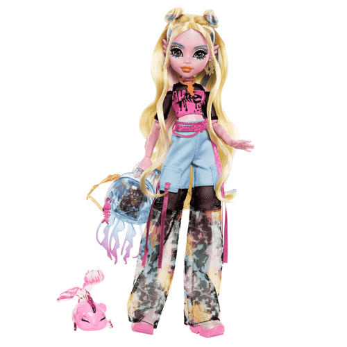 Muñeca Monster High Lagoona Blue con Neptuna y accesorios