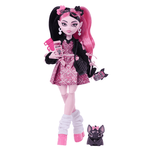 Muñeca Monster High Draculaura con mascota y accesorios