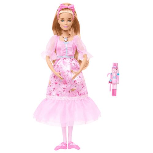 Barbie El Cascanueces Clara muñeca bailarina con cascanueces 3 años