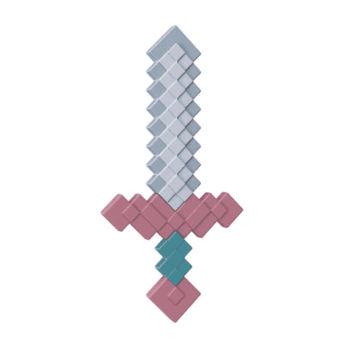 Minecraft Dungeons II Espada Transformable Mattel