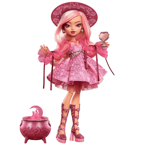Monster High Moonspell Magic Carina Song Muñeca Bruja con Caldero Mattel