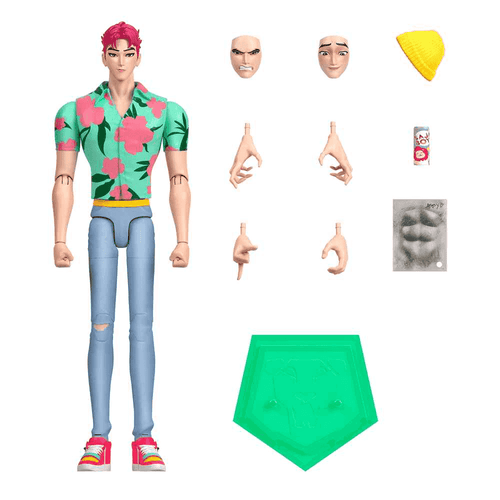 Muñeco Articulado Abby Saja Boys Soda Pop KPop Demon Hunters Mattel 17,3 cm