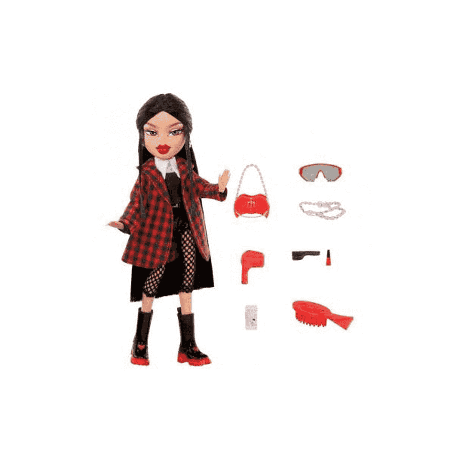 Bratz - Poupée Mannequin Scorchin' Jade avec Tenue et Accessoires - Inspirée de la Moto - À Bratz - Poupée Mannequin Scorchin' Jade avec Tenue et Accessoires - Inspirée de la Moto - À