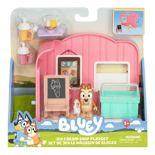 Bluey Mini Playset Heladería con Figura Moose Toys