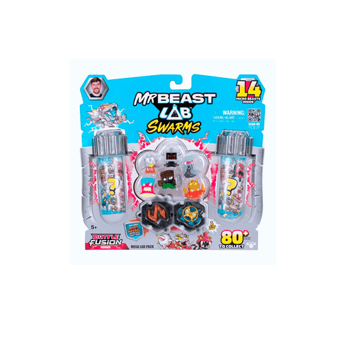 MrBeast Lab Swarms Serie 4 Pack 14 Figuras Sorpresa