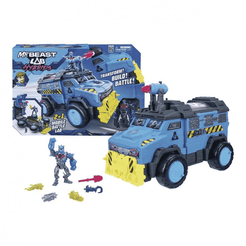 MrBeast Lab Hybrids Multipack 2 Figuras Acción Mix & Match
