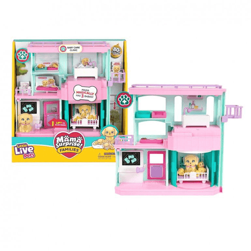 Little Live Pets Hospital Veterinario Mama Surprise con Conejita y Bebés