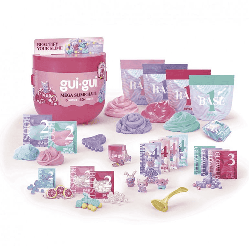 Gui Gui Mega Slime Haul Kit Creativo con Slimes y Accesorios