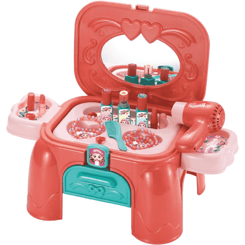 Role Planet Set Beauty 2 en 1 con Banco Infantil y 15 Accesorios