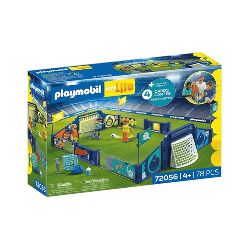 Estadio de fútbol Playmobil Sports con 3 figuras