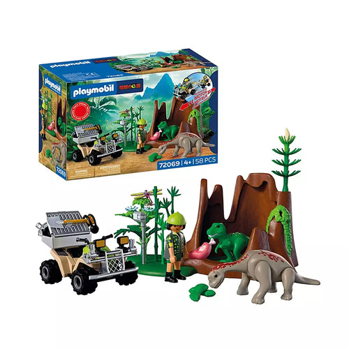 PLAYMOBIL Dinos Escondite de Dinosaurio 72069