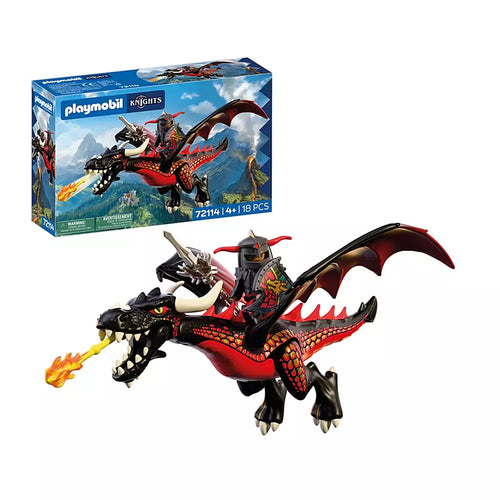 Dragón Negro con Caballero 72114 PLAYMOBIL