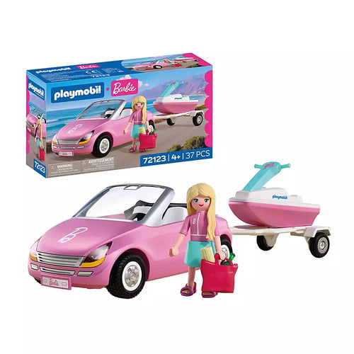 Barbie Descapotable con Moto Acuática X PLAYMOBIL