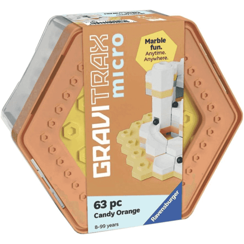 GraviTrax micro Expansion Candy Orange 63 Piezas Ravensburger